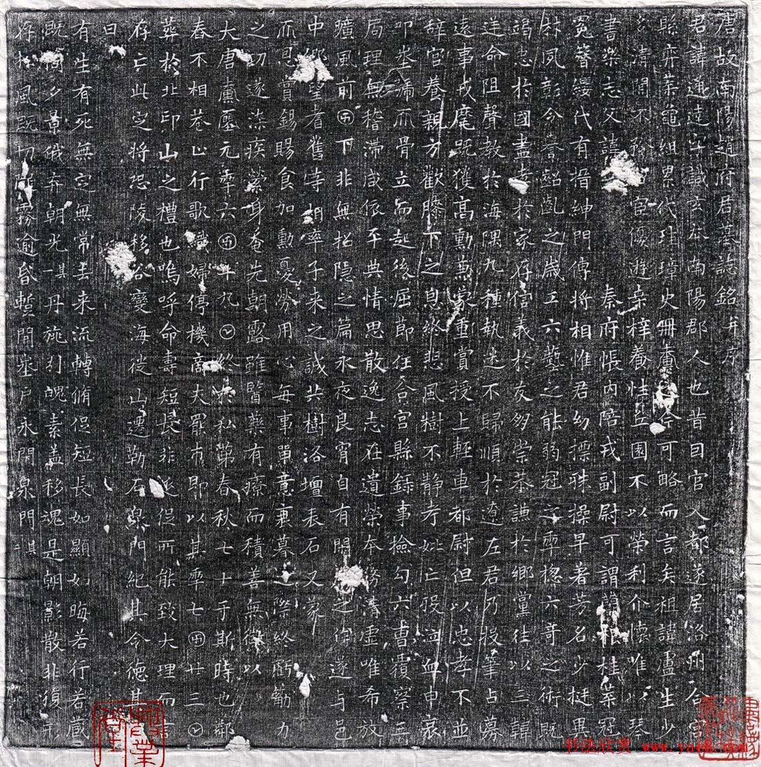 大唐故南齐随郡王曾孙兰陵萧君墓志铭并序