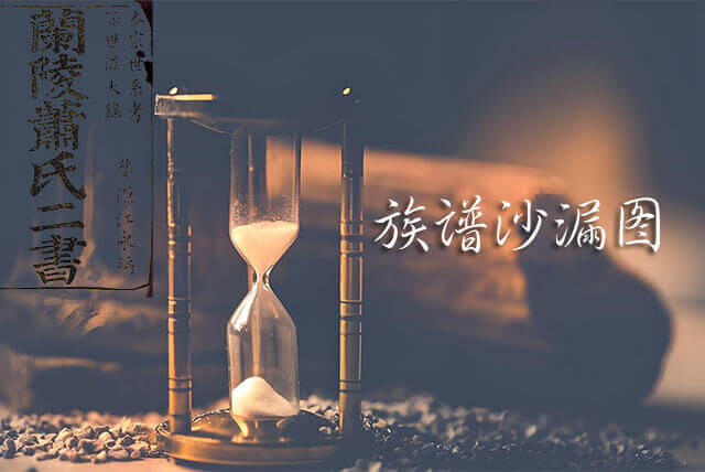 萧何家谱沙漏图