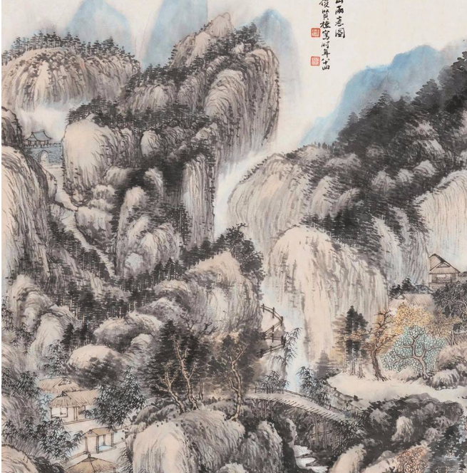 萧俊贤国画作品欣赏