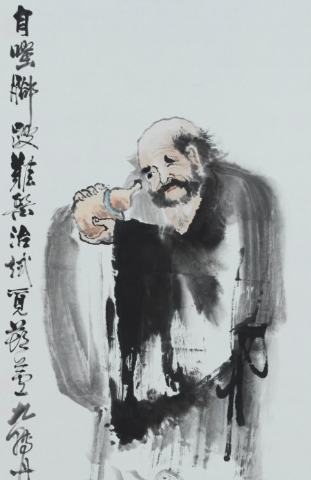 萧立声李铁拐图