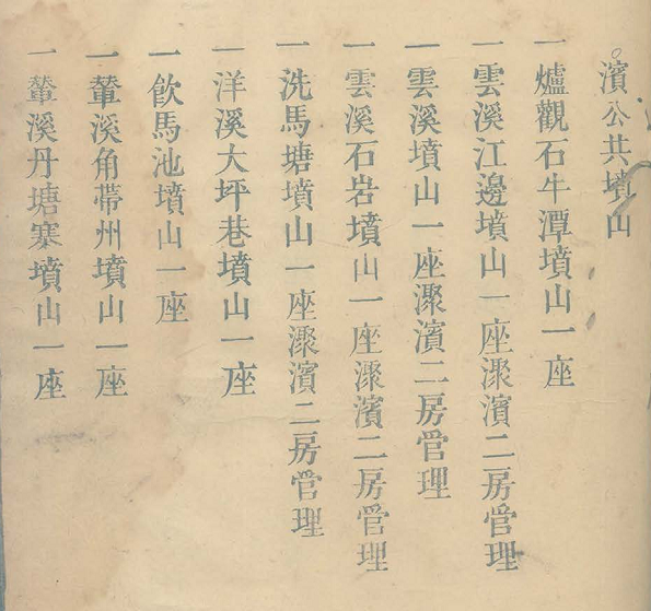 通滨公共坟山